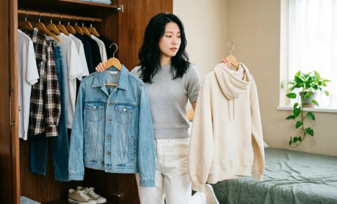 Jacket or Hoodie 70 Degree Weather Decision Guide Deciding between a jacket or hoodie 70 degree weather while standing in front of an open closet