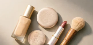 Best makeup sets for mature skin featuring hydrating foundation and cream blush