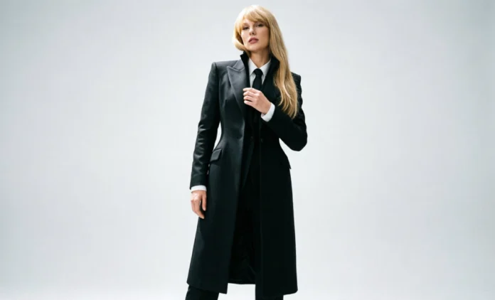 Taylor Swift Kibbe Type — Dramatic Body Breakdown Taylor Swift Kibbe type Dramatic body shape illustration with vertical line