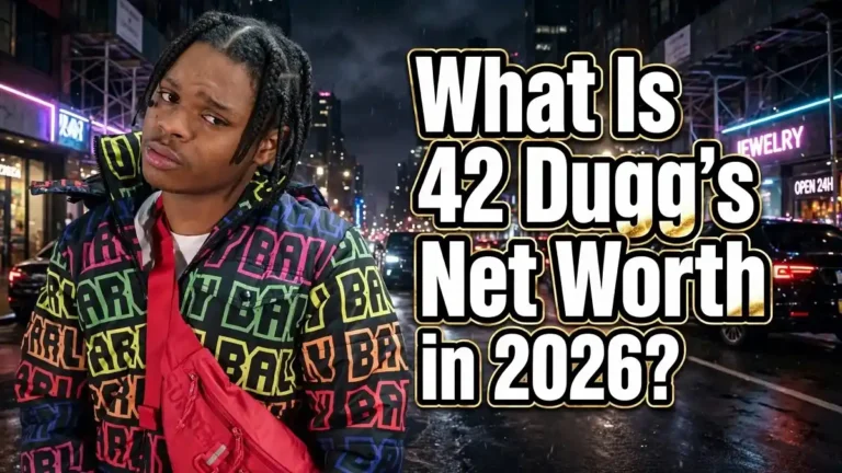 42 Dugg performing on stage, Detroit rapper net worth 2026